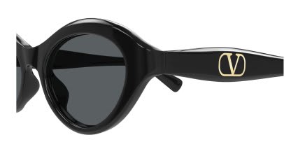 Valentino VG0008S Shiny Black glasses - Shiny Black - Side View