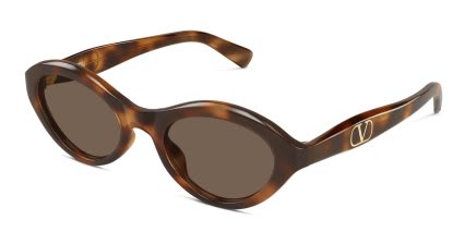 Valentino VG0008S Tortoise glasses - Tortoise - Angle View