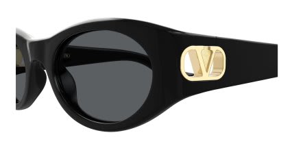 Valentino VG0015S Shiny Black glasses - Shiny Black - Side View