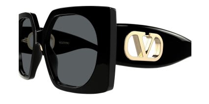 Valentino VG0002S Shiny Black glasses - Shiny Black - Side View