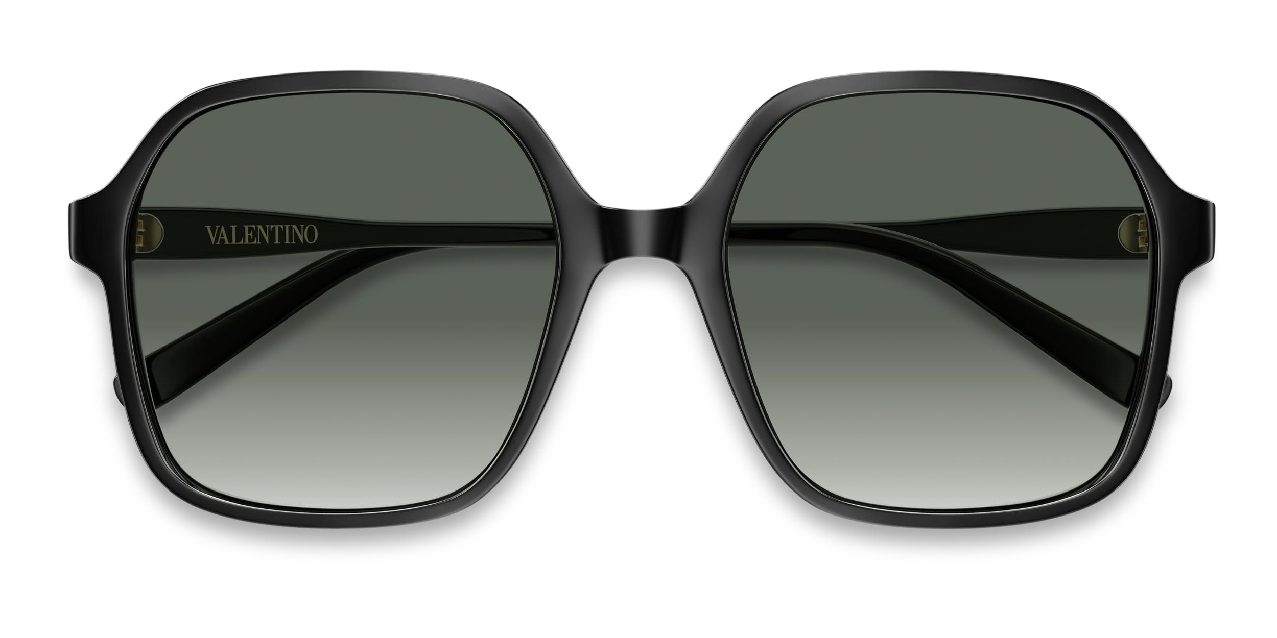 Valentino VG0018S Shiny Black glasses - Shiny Black - Frontal View