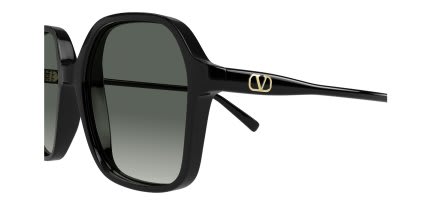 Valentino VG0018S Shiny Black glasses - Shiny Black - Side View
