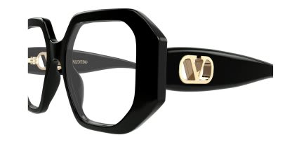 Valentino VG0003O Shiny Black glasses - Shiny Black - Side View
