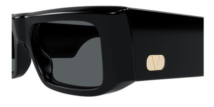 Valentino VG0005S Shiny Black glasses - Shiny Black - Side View