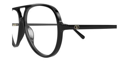 Valentino VG0023O Shiny Black glasses - Shiny Black - Side View