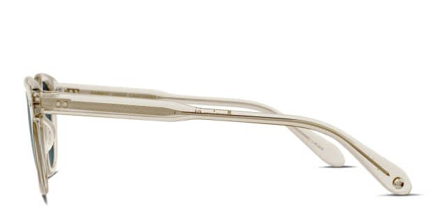 Garrett Leight Sherwood Sun Clear, Yellow Sunglasses | OTTICA.com